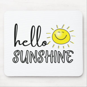 Hello Sunshine Spring Summer Mouse Mat