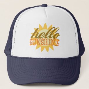 Hello Sunshine Trucker Hat Great for Summer