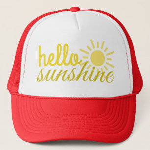 Hello Sunshine Women's Trucker Summer Hat
