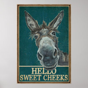 Hello sweet cheeks - Home Decor Wall