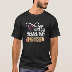 Hello Team Elementary Back To School Teacher Boys T-Shirt