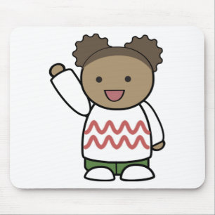 HELLO TEDDY BEAR MOUSE MAT