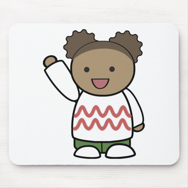 HELLO TEDDY BEAR MOUSE MAT (Front)