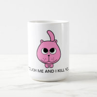 hello text pink little cat kitty smile cartoon
