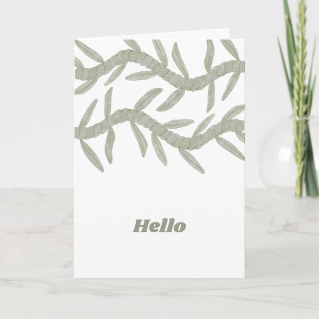 Hello Thank You Card (Front)