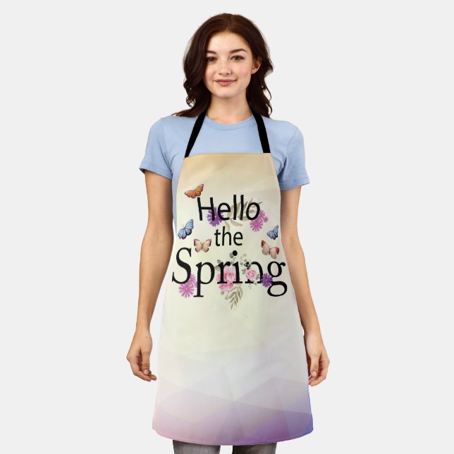 Hello The Spring Flower Apron (Worn)