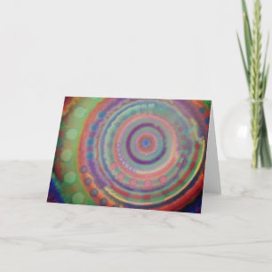 Hello There Abstract Colourful Modern Card