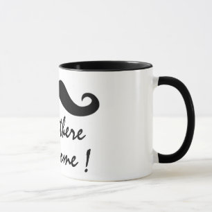 hello there handsome funny coffee mug design