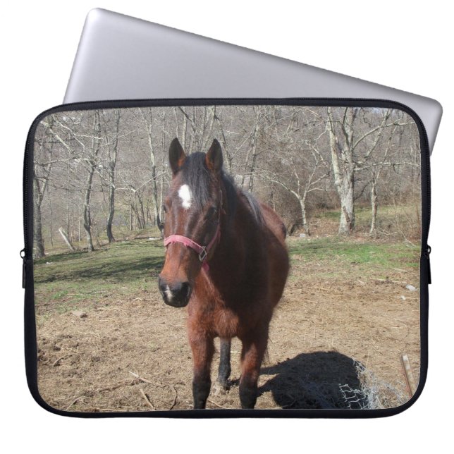 Hello There Horsey Laptop Sleeve (Front)