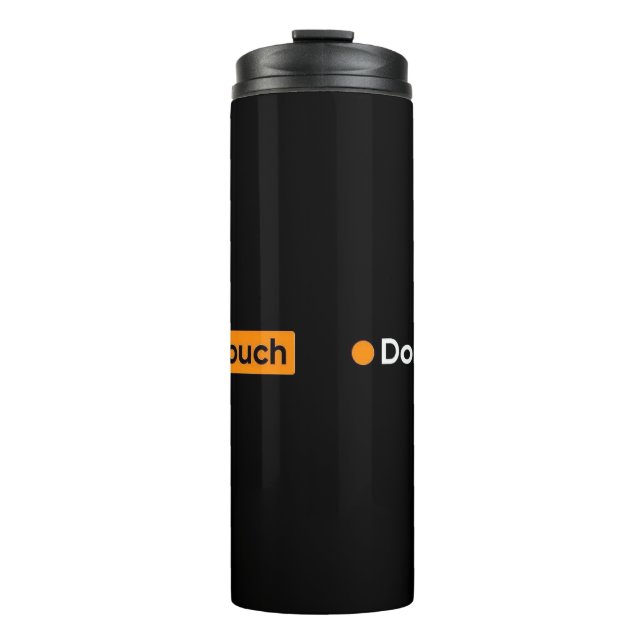 Hello  thermal tumbler (Front)