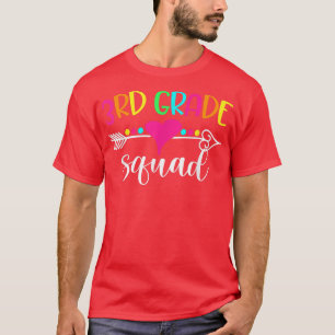 Hello Third Grade 3rd Grade Squad Tie Dye Back To T-Shirt