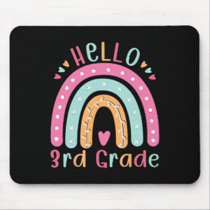 Hello Third Grade Back To School 3rd Grade Teacher Mouse Mat