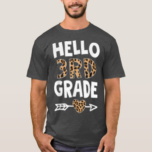 Hello Third Grade Back To School T-Shirt