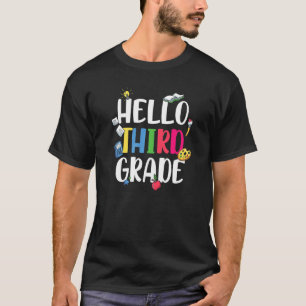 Hello Third Grade Cute 3rd Grade 2 T-Shirt