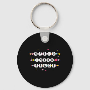 Hello Third Grade Friendship Bracelets Back To Sch Key Ring