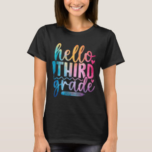 Hello Third Grade Kids First Days Of School  T-Shirt