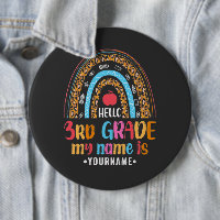 Hello Third Grade My Name is...Back to School Gift