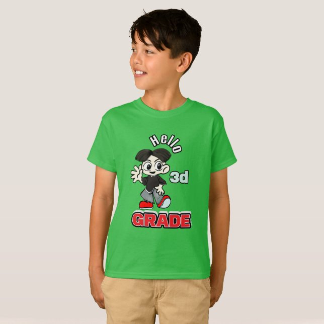 Hello Third grade T-Shirt (Front Full)