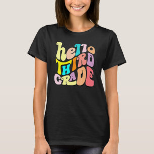 Hello Third Grade Team 3rd Grade Back To School Te T-Shirt