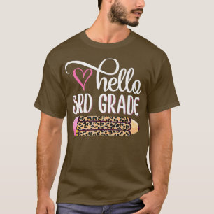 Hello Third Grade Team 3rd Grade Back to School Te T-Shirt