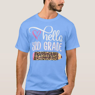 Hello Third Grade Team 3rd Grade Back To School Te T-Shirt