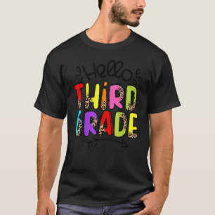 Hello Third Grade Team 3rd Grade Back To School Te T-Shirt