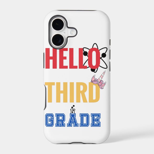 Hello Third Grade | Wonderful design for 3rd-grade (Back)
