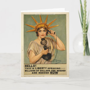 Hello! This is liberty speaking Card