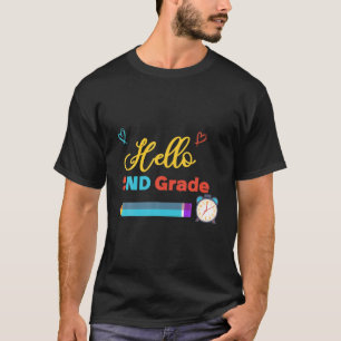 Hello Tow Grade Vibes - 2Rd Grade Team T-Shirt