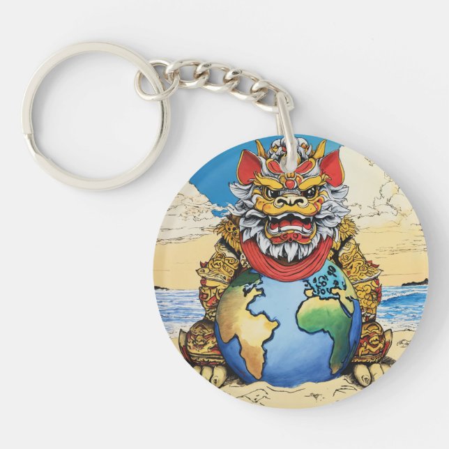 Hello Uchinanchu Key Ring (Front)