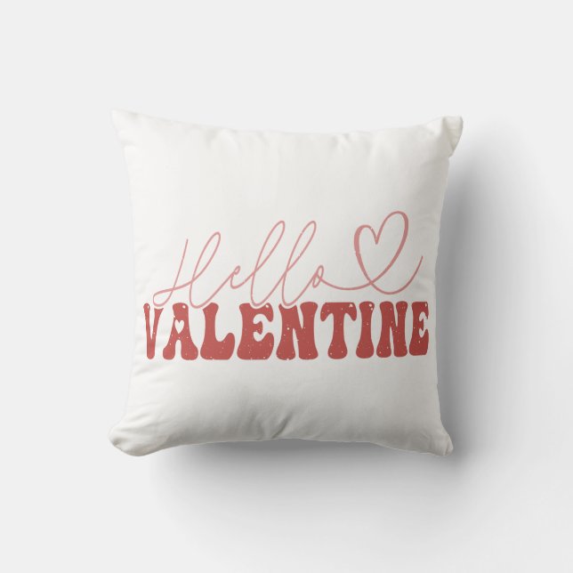 Hello Valentine Cushion (Front)