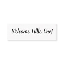 Hello/Welcome Little One   Mini Business Card