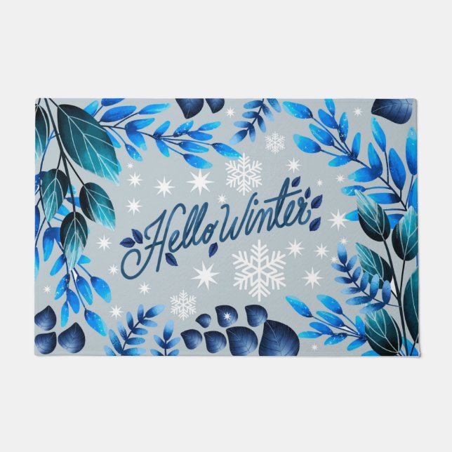 Hello Winter Doormat (Front)