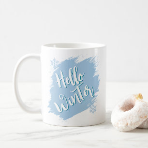 Hello Winter Frosty Winter Coffee Mug