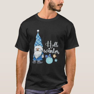 Hello Winter nordic Christmas gnome T-Shirt