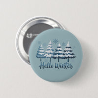 Hello Winter Season Vibes Trees Snowflakes Xmas