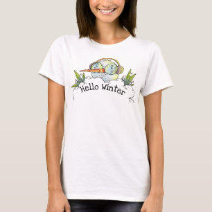 Hello Winter Snowman T-Shirt