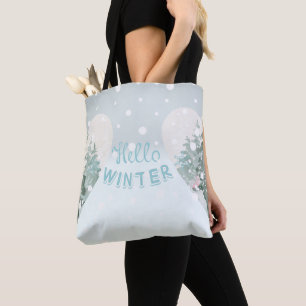 Hello Winter Tote Bag
