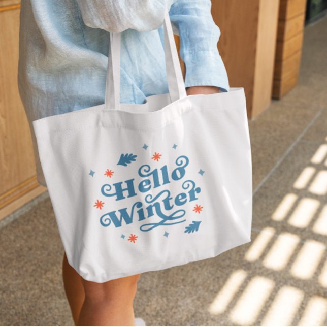 Hello Winter Tote Bag (Creator Uploaded)