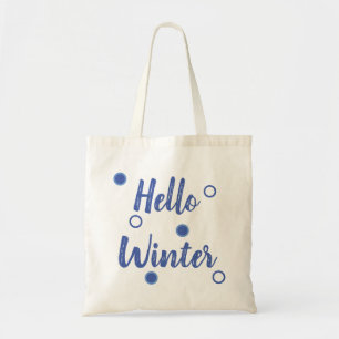Hello Winter Tote Bag