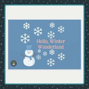 Hello, Winter Wonderland Wrapping Paper Sheet