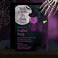 Hello Witches Halloween Cocktail Party