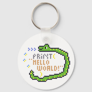 hello word in python! key ring