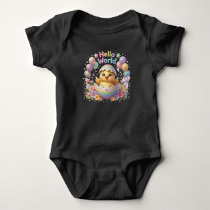 Hello World Baby Bodysuit