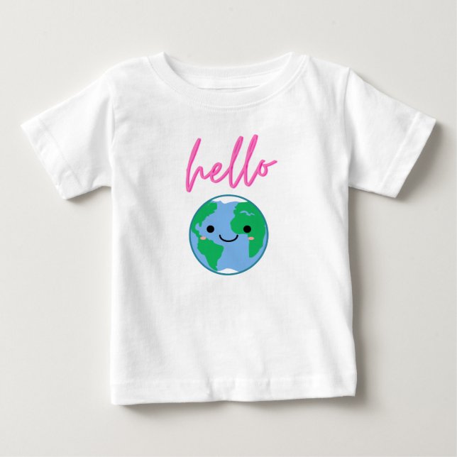 Hello World Cute Kids T-Shirt (Front)