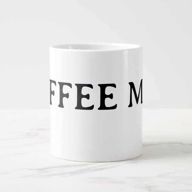 Hello World Minimalist white  Coffee Mug* Large Coffee Mug (Front)