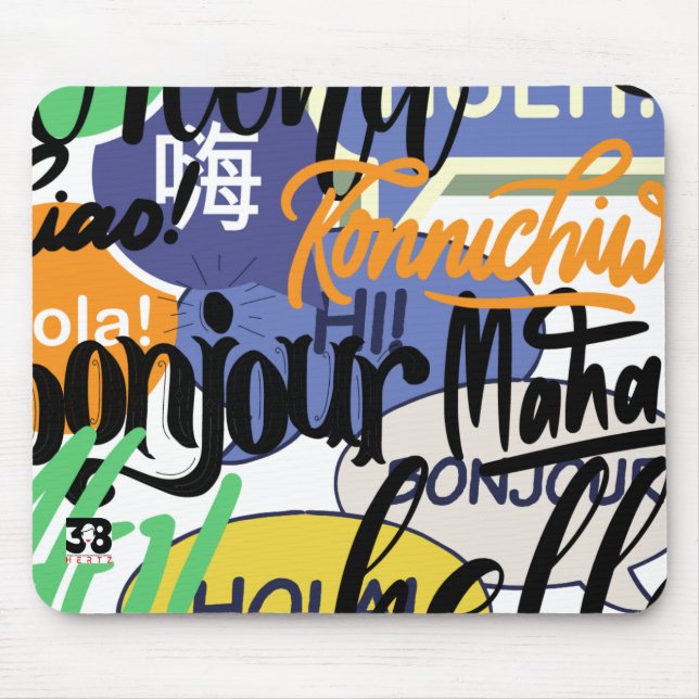 Hello World Mouse Mat (Front)