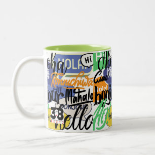 Hello World Two-Tone Coffee Mug