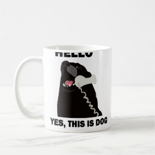 HELLO YES THIS IS DOG telephone phone Coffee Mug
