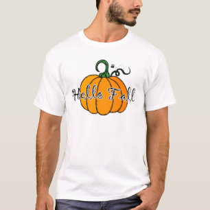 Hellow Pumpkin Fall Pumpkin Hello Fall T-Shirt